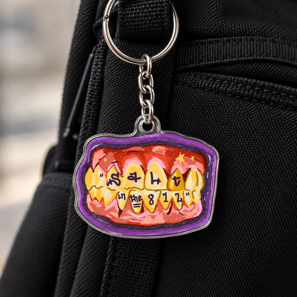 Bite of Salt Acrylic Keychain
