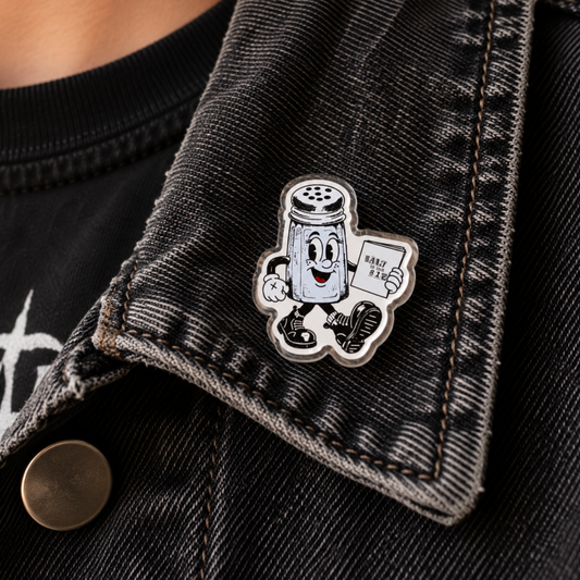Briney Salt Acrylic Pin