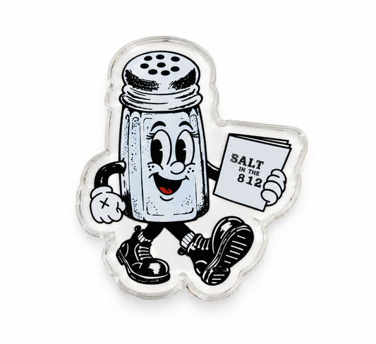 Briney Salt Acrylic Pin
