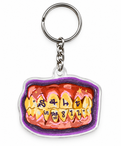 Bite of Salt Acrylic Keychain
