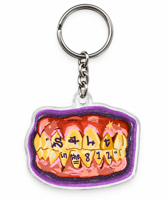 Bite of Salt Acrylic Keychain