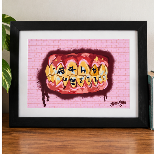Salt Teeth Print