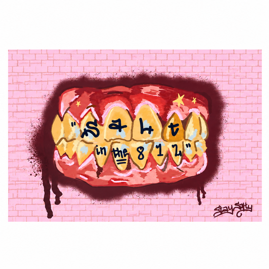 Salt Teeth Print