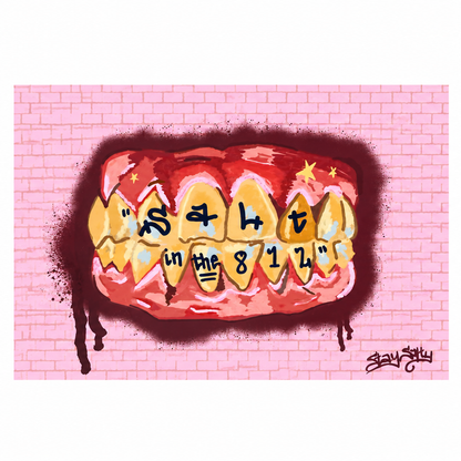 Salt Teeth Print
